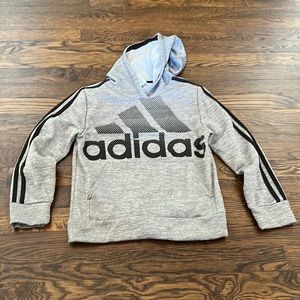 Adidas hoodie grey size 8 small